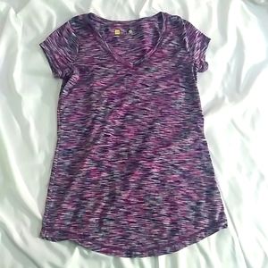 WORKOUT T-SHIRT BY XERSION PURPLE PINK XS